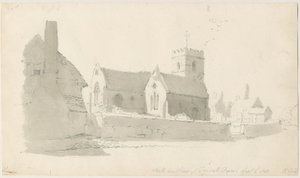 Chiesa di Trysull, 2 settembre 1837 da Thomas Peploe Wood