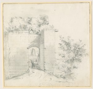 Castello di Tutbury - Ingresso da Thomas Peploe Wood