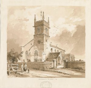 Chiesa di West Bromwich ["Vecchia"] da Thomas Peploe Wood