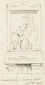 Chiesa di Wombourne - Monumento a Richard Bailey Marsh