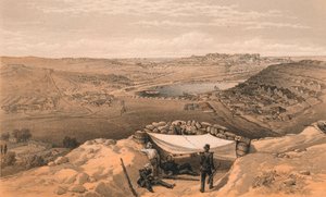 Le batterie della città o fortificazioni interne di Sebastopoli, 1856 da Thomas Picken