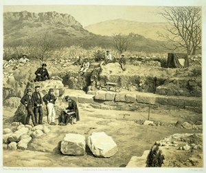 Veduta del Tempio di Marte, da 