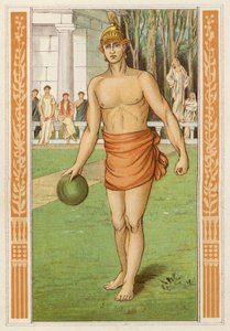 Perseo che vince ai giochi di Larissa