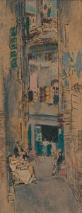 Infilatori di perline, Venezia, c1904 da Thomas Robert Way