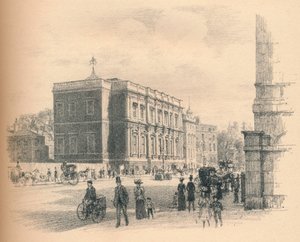 Esterno della Sala dei Banchetti, Palazzo di Whitehall, 1902 da Thomas Robert Way