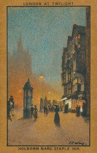 Londra al crepuscolo: Holborn Bars, Staple Inn