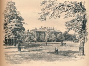 Facciata sud di Kensington Palace, 1902 da Thomas Robert Way