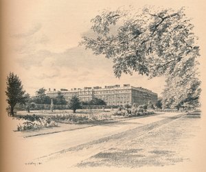 Le Facciate del Giardino di Hampton Court Palace, 1902 da Thomas Robert Way