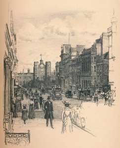 Il portale del Palazzo di St. James da St. James Street, 1902 da Thomas Robert Way