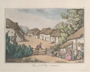 Villaggio di St. Udy, Cornovaglia, da Sketches from Nature, 1822