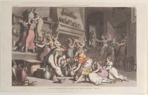 Scena baccanale al ballo di Don Luigi, da Napoli e la Campagna Felice: in..., 1 giugno 1815