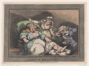 Una mezzana agli ultimi stadi, 1 ottobre 1792 da Thomas Rowlandson