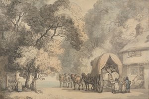 Il carro di un trasportatore da Thomas Rowlandson