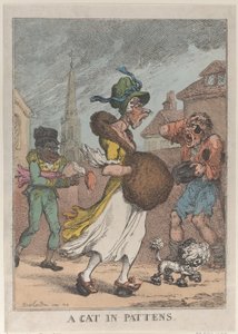Un gatto con zoccoli da Thomas Rowlandson