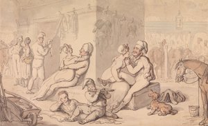 Una caserma di cavalleria