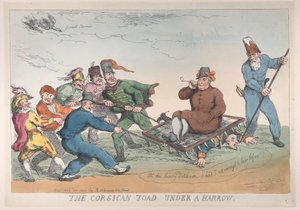 Un rospo corso sotto un erpice da Thomas Rowlandson