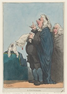 Un Consigliere da Thomas Rowlandson