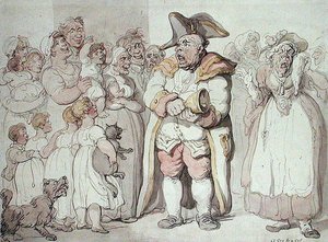 Un grido per un gatto da Thomas Rowlandson