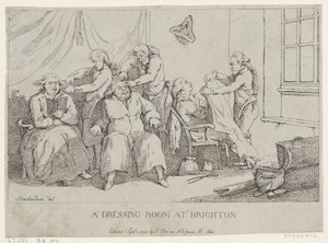 Un camerino a Brighton da Thomas Rowlandson