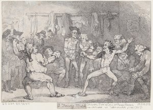 Un incontro di scherma da Thomas Rowlandson
