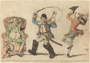 Un francese in novembre da Thomas Rowlandson
