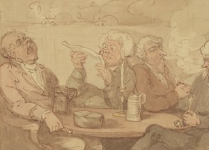 Un club per gentiluomini da Thomas Rowlandson