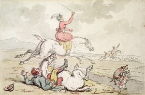 Un Incidente di Caccia da Thomas Rowlandson