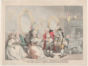 Un Maestro di Cerimonie che Introduce un Partner da Thomas Rowlandson