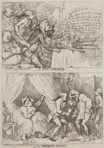 Un nuovo relatore - La notte di nozze da Thomas Rowlandson