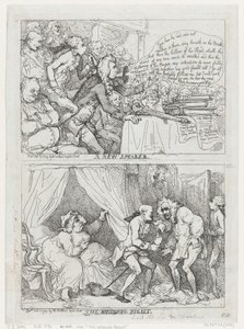 Un nuovo oratore e la notte di nozze, 7 febbraio 1789 da Thomas Rowlandson