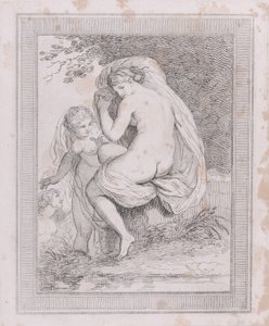 Una ninfa che si asciuga da Thomas Rowlandson