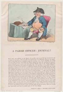 Diario di un ufficiale parrocchiale!! da Thomas Rowlandson
