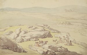 Un Picnic a Dartmoor da Thomas Rowlandson