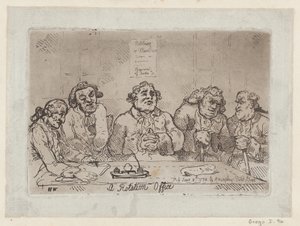 Un Ufficio di Rotazione da Thomas Rowlandson