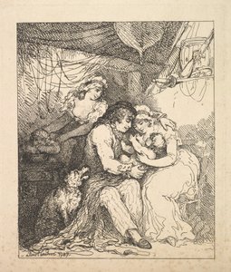 Famiglia di un marinaio da Thomas Rowlandson