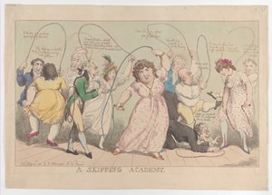 Accademia di salto con la corda, 20 maggio 1800 da Thomas Rowlandson
