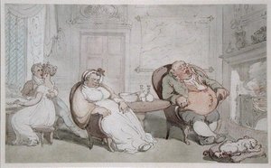 Un bacio rubato da Thomas Rowlandson