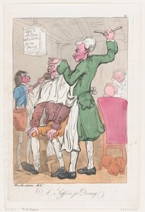 Un Sofferente per la Decenza da Thomas Rowlandson