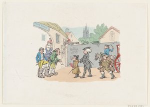 Un tour in terre straniere, 1807 da Thomas Rowlandson