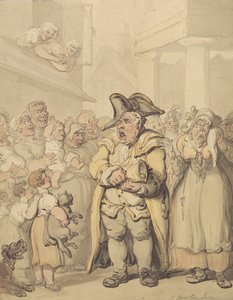 Un banditore da Thomas Rowlandson