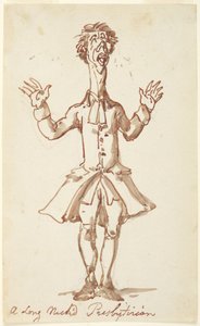 Un presbiteriano dal collo lungo da Thomas Rowlandson