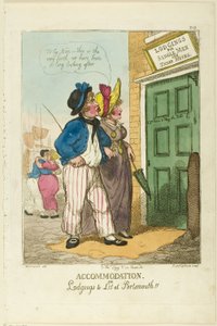 Alloggio, o appartamenti da affittare a Portsmouth da Thomas Rowlandson
