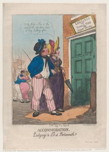 Alloggio o stanze in affitto a Portsmouth!! da Thomas Rowlandson