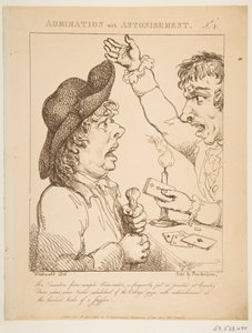 Ammirazione con stupore Le Brun Travestito, o Caricature delle Passioni da Thomas Rowlandson