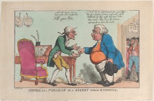 Consiglio a un oste, o un segreto da sapere da Thomas Rowlandson