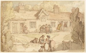 Casa di carità di Tottenham da Thomas Rowlandson
