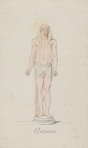 Antinoo come Osiride da Thomas Rowlandson