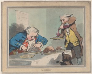 A cena, 5 novembre 1792 da Thomas Rowlandson