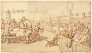 In una vecchia trattoria inglese da Thomas Rowlandson