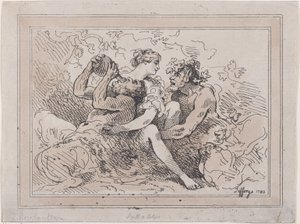 Baccanti, 1786 da Thomas Rowlandson
